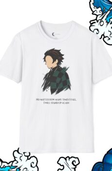 Tanjiro Kamado, Inspirational Unisex T-Shirt: Motivational Quote, Casual Wear, Gift for Friends, Affirmation Tee, Everyday Comfort