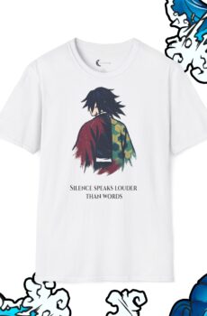 Silence Speaks Louder Unisex Softstyle T-Shirt, Inspirational Tee, Gift for Friends, Motivational Apparel, Everyday Wear, Geek Fashion